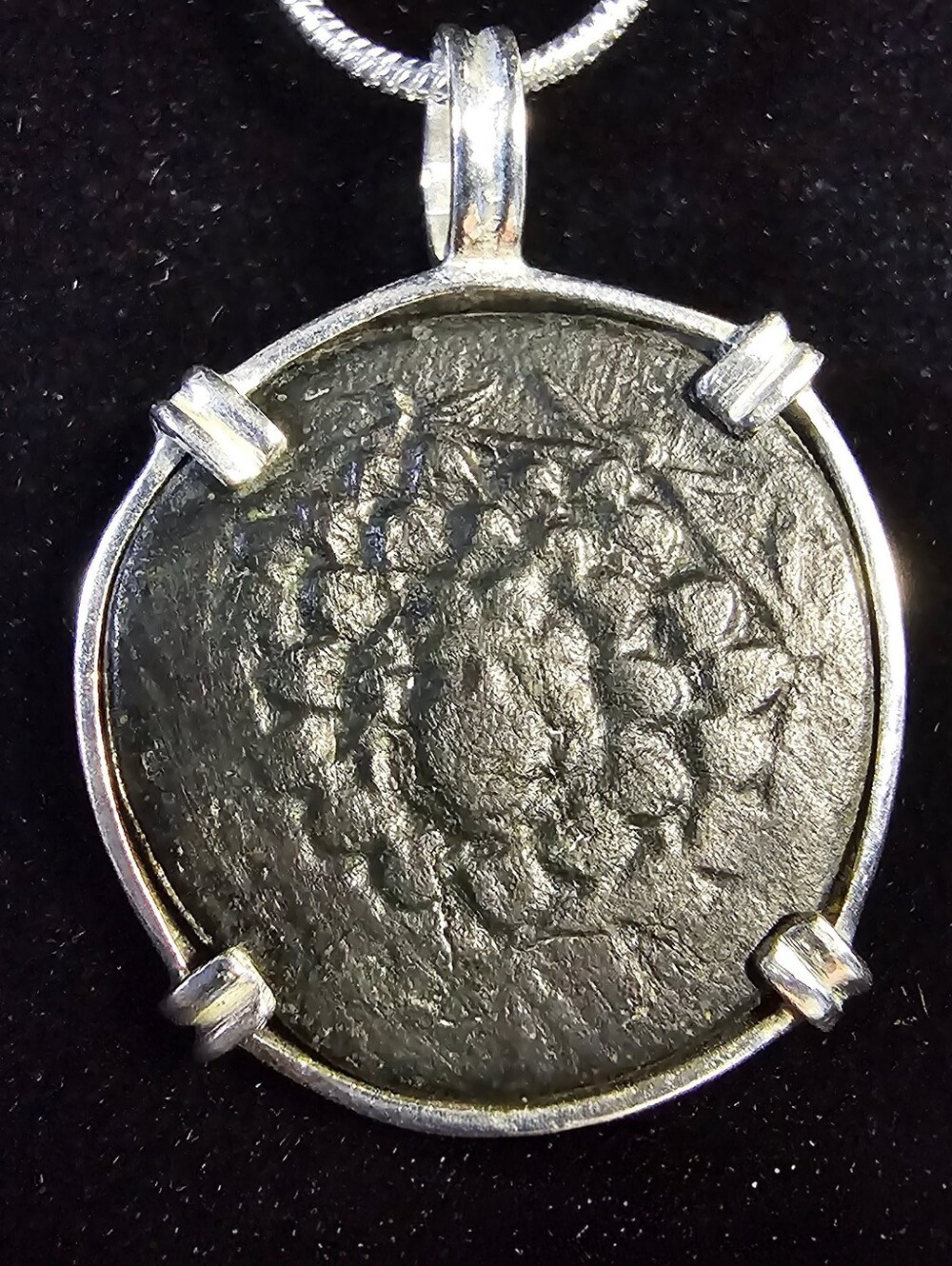Pontus Amisos Gorgon Medusa & Nike c. 105–65 BC Ancient Greek Coin Necklace